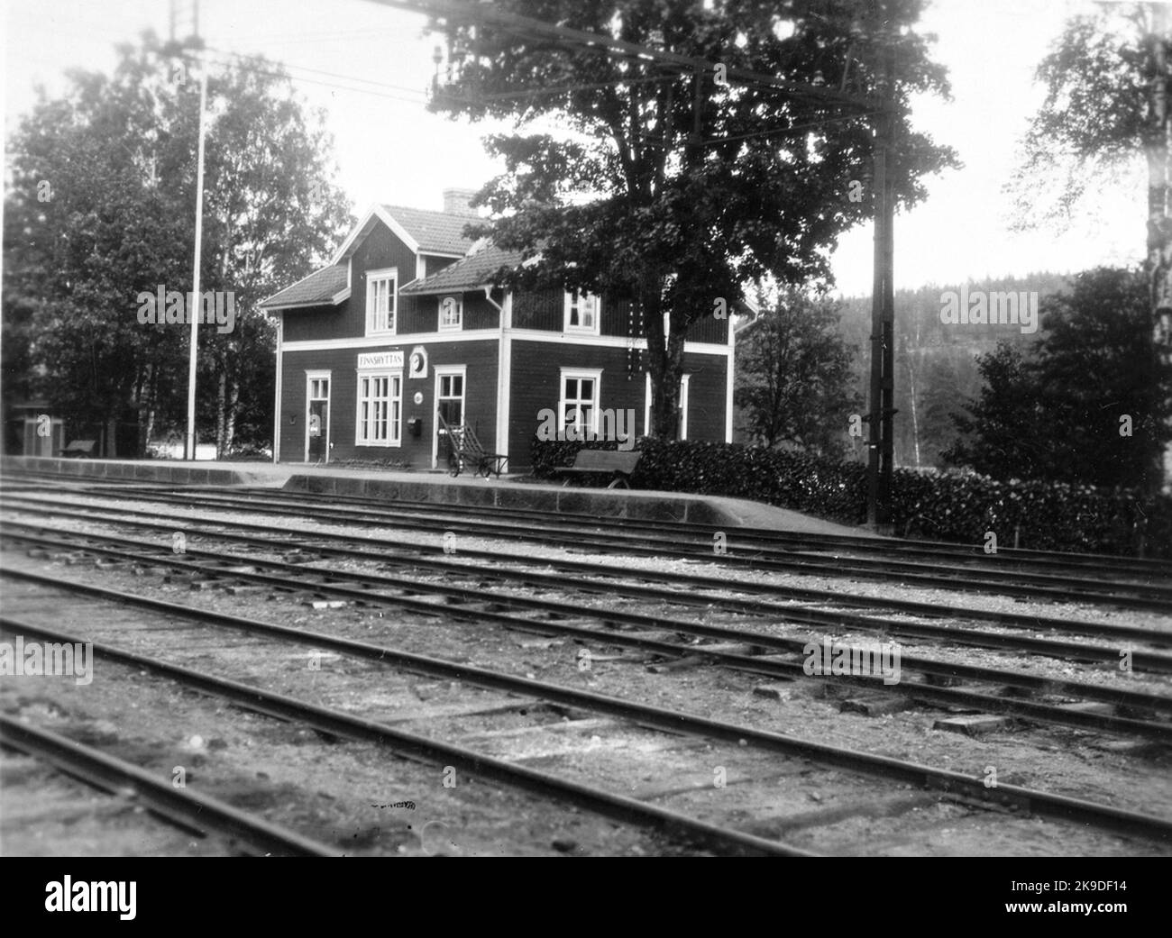 Stazione Finnshyttan. Foto Stock