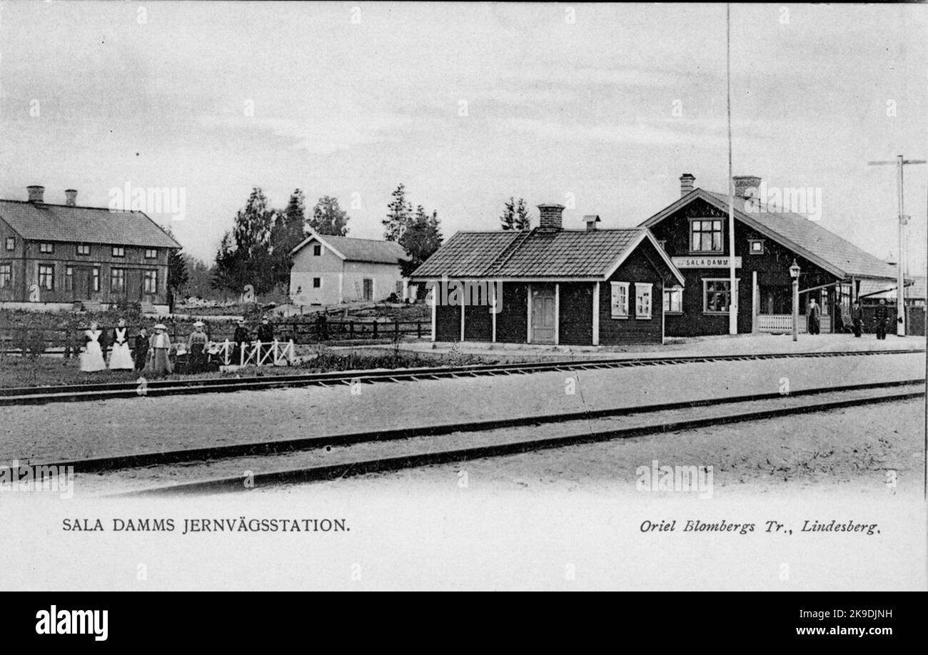 Stazione ferroviaria Sala stagno Foto Stock