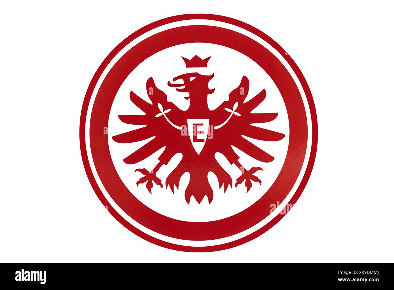 GERMANIA - WETZLAR 08 LUGLIO 2022: Stemma città di Francoforte sul meno Eintracht. Germania Foto Stock