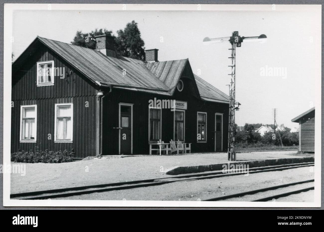 La stazione di Vinberg. Foto Stock