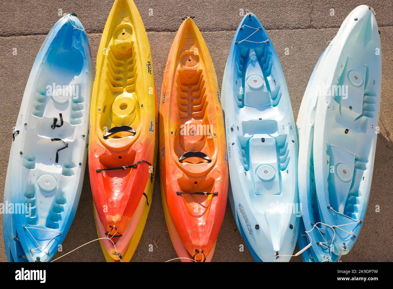 Francia, Cote d'Azur, Menton, kayak di mare, Foto Stock