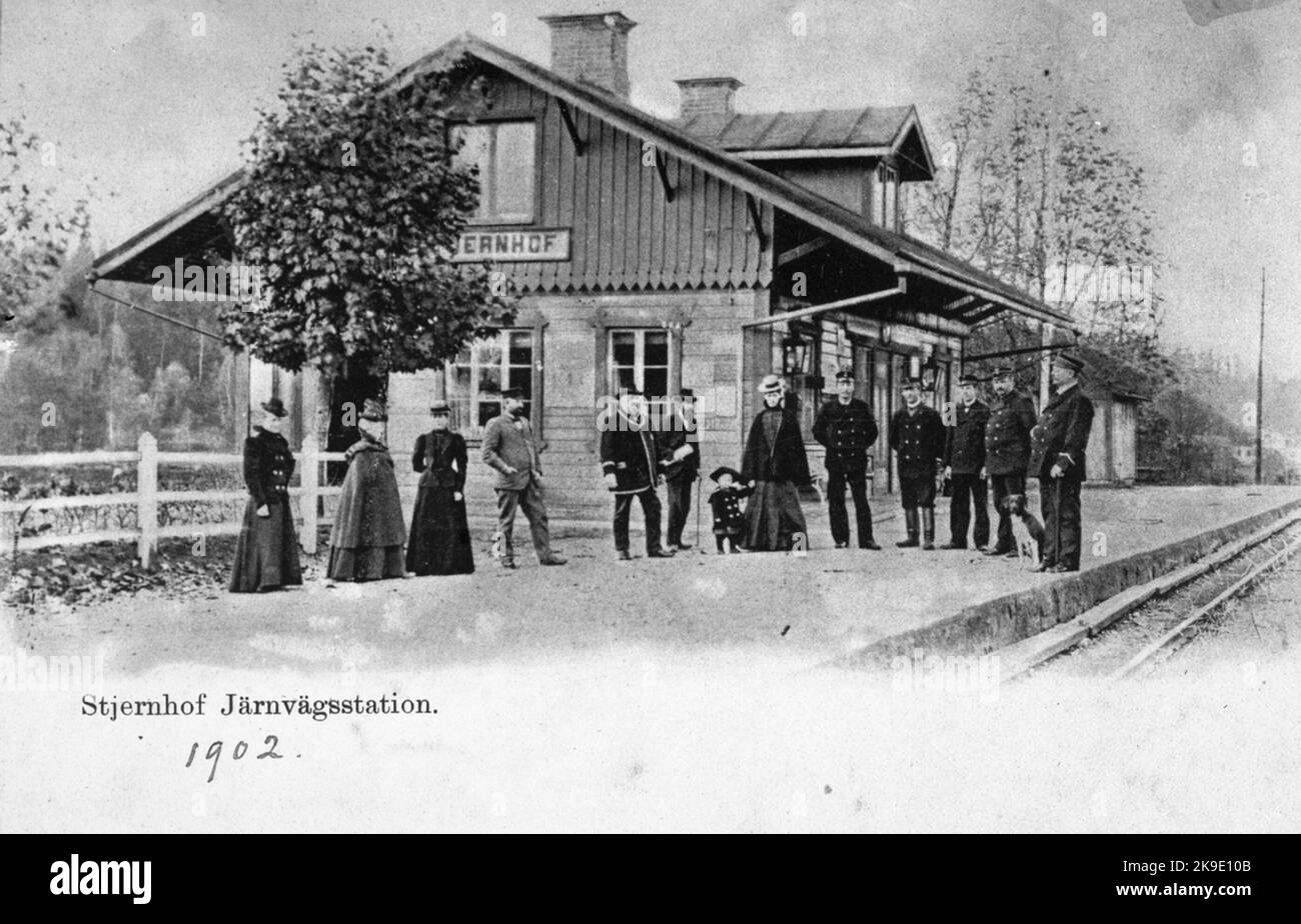 Stazione di Stjärnhov. Foto Stock