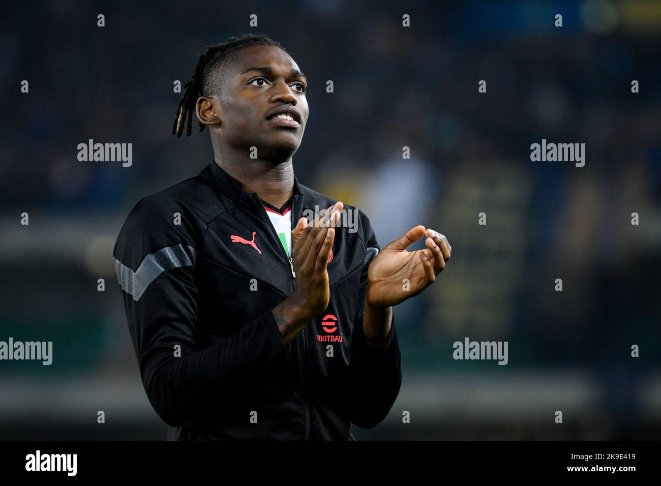 Verona, Italia. 16th Ott 2022. Rafa el Leao a Milano, ritratto di benvenuto tifosi durante Hellas Verona FC vs AC Milan (Ritratti archivio), calcio italiano Serie A match in Verona, ottobre 16 2022 Credit: Independent Photo Agency/Alamy Live News Foto Stock