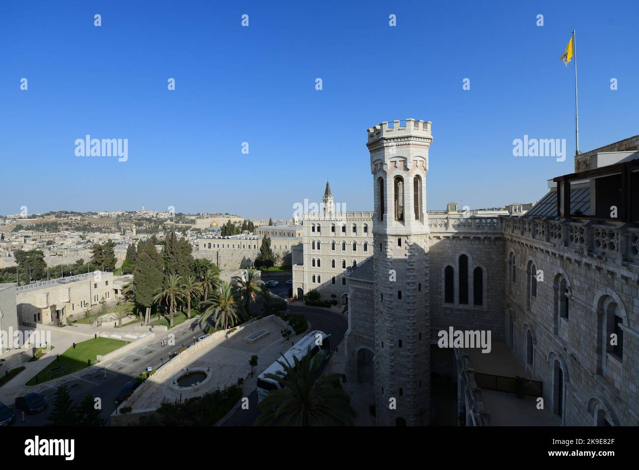 Il centro di Notre Dame di Gerusalemme Foto Stock