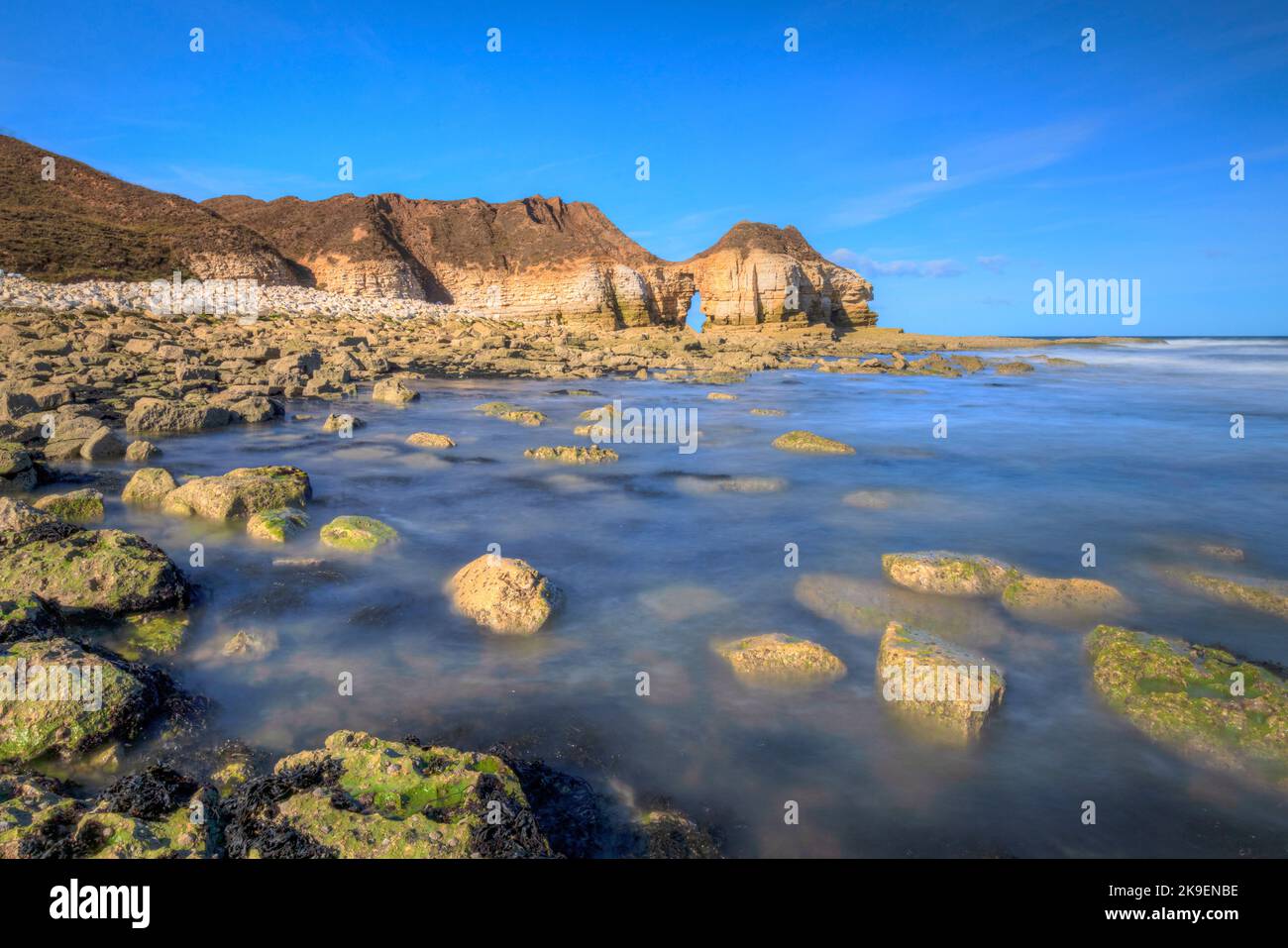 Flamborough Head, Yorkshire, Inghilterra, Regno Unito Foto Stock