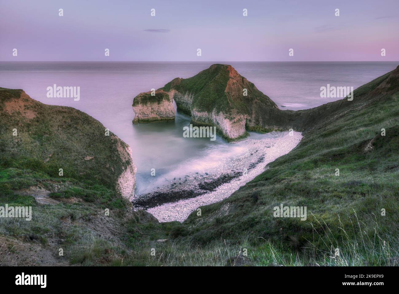 Flamborough Head, Yorkshire, Inghilterra, Regno Unito Foto Stock