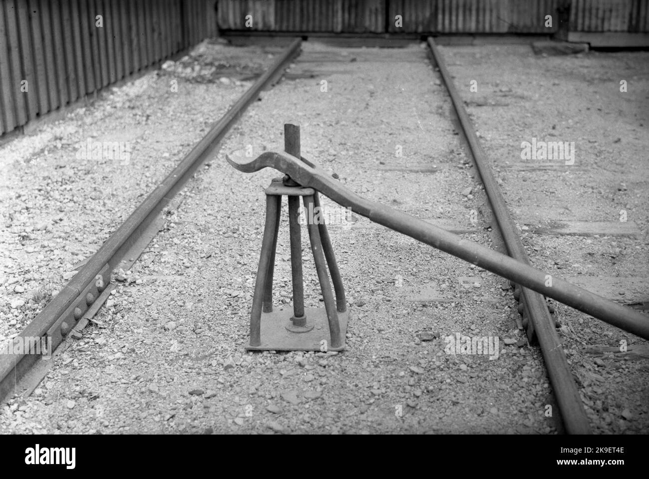 Utenti di ruote da (SWB) Stoccolma - Västerås - Berglagen Ferrovia; Museo ferroviario. Foto Stock