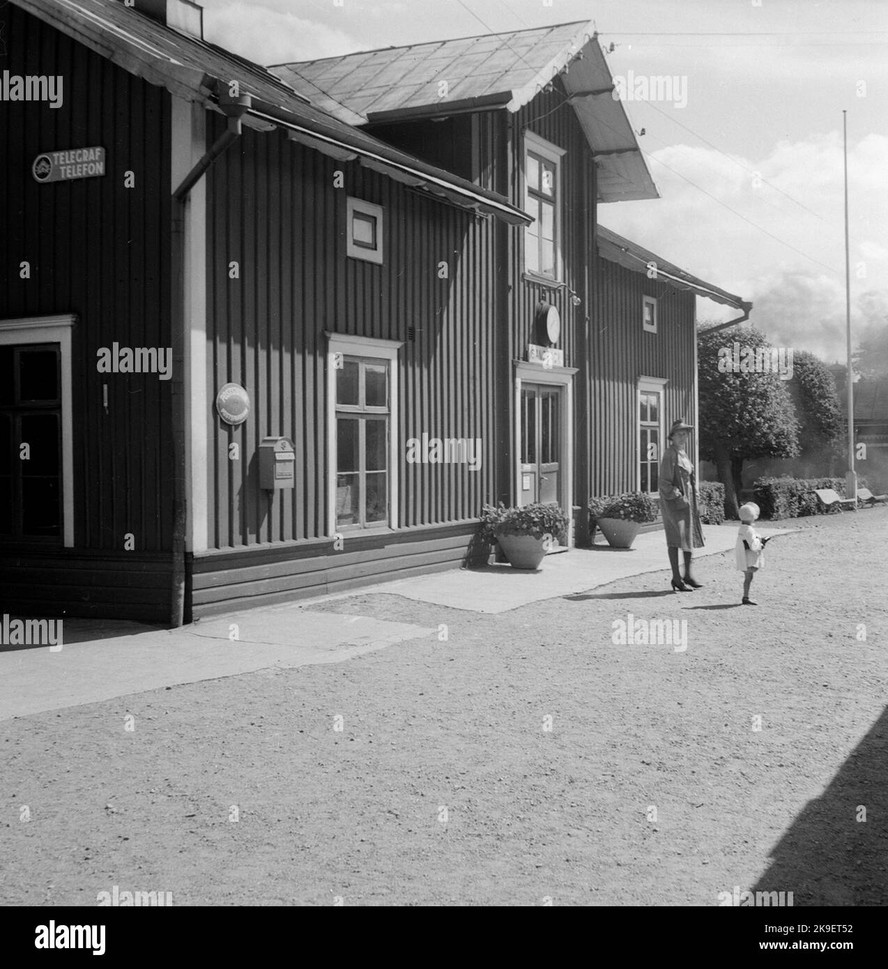 La stazione di Sandbäck fu costruita nel 1887. Foto Stock