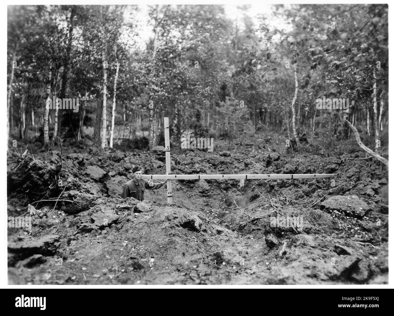 Misurazione degli effetti dopo esercizi di arresto anomalo. Foto Stock