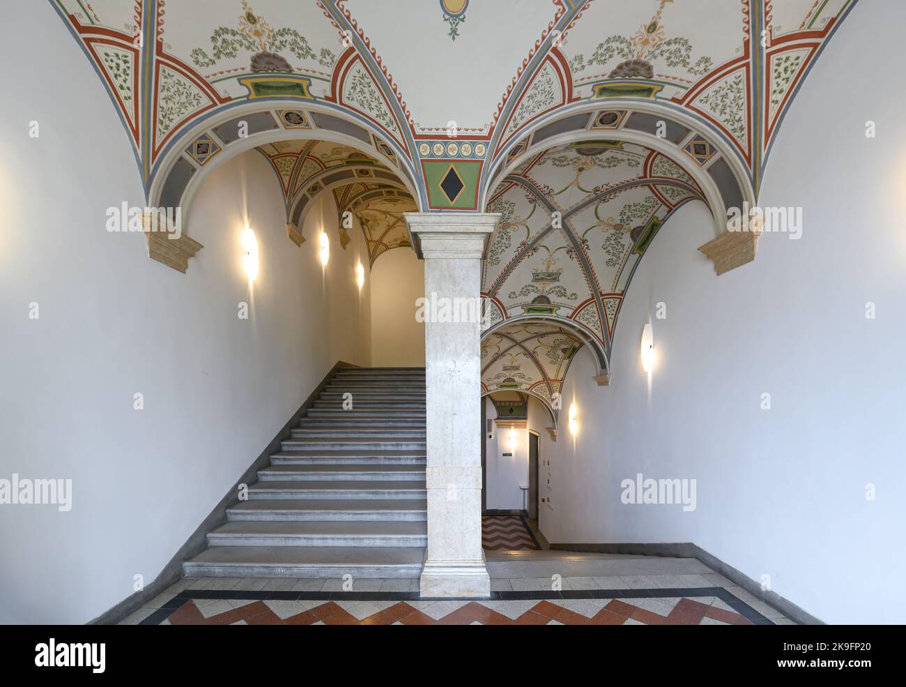 Budapest, Ungheria. Interno del Museo di Belle Arti Foto Stock