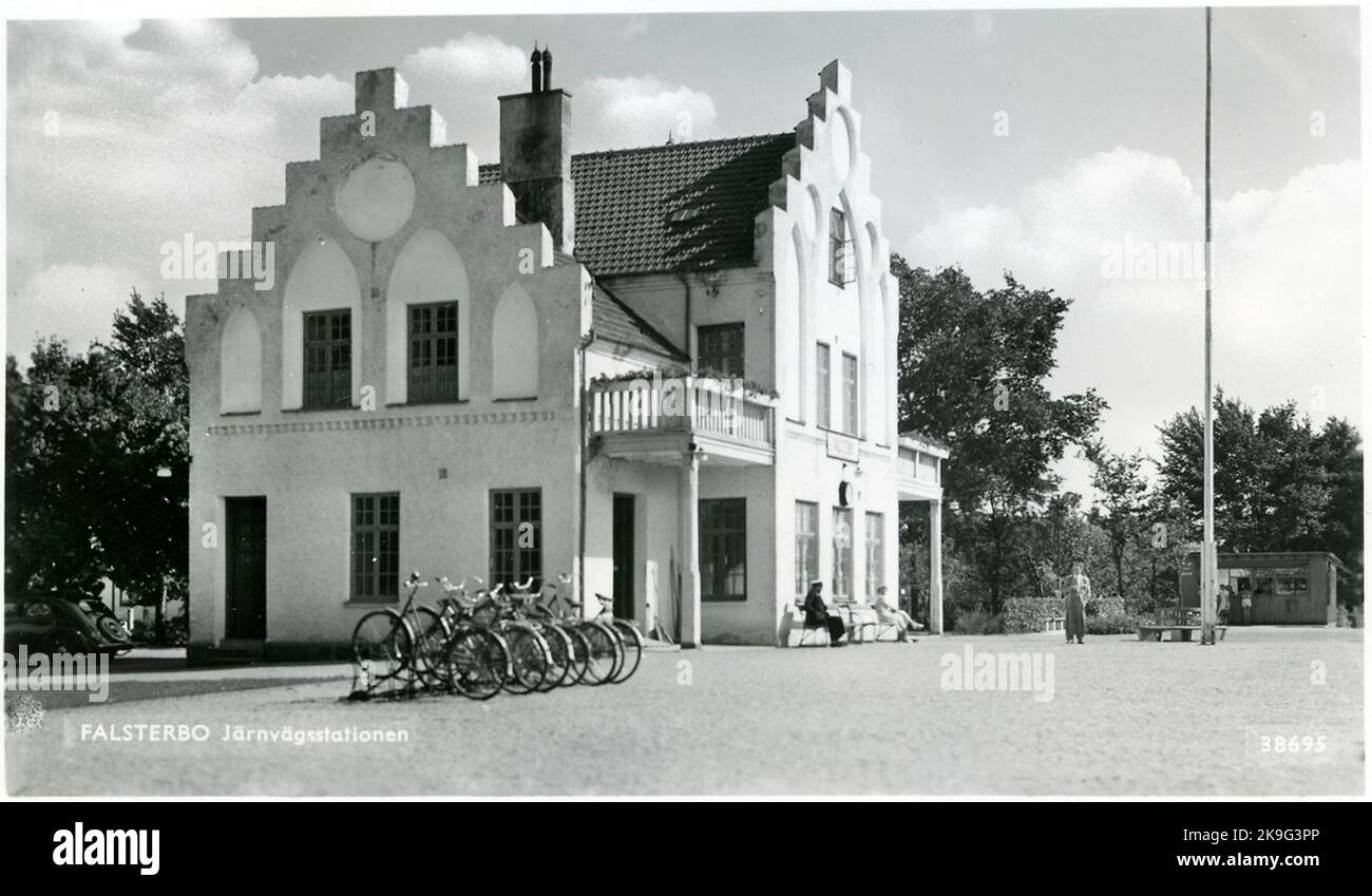 Stazione di Falsterbo. Foto Stock