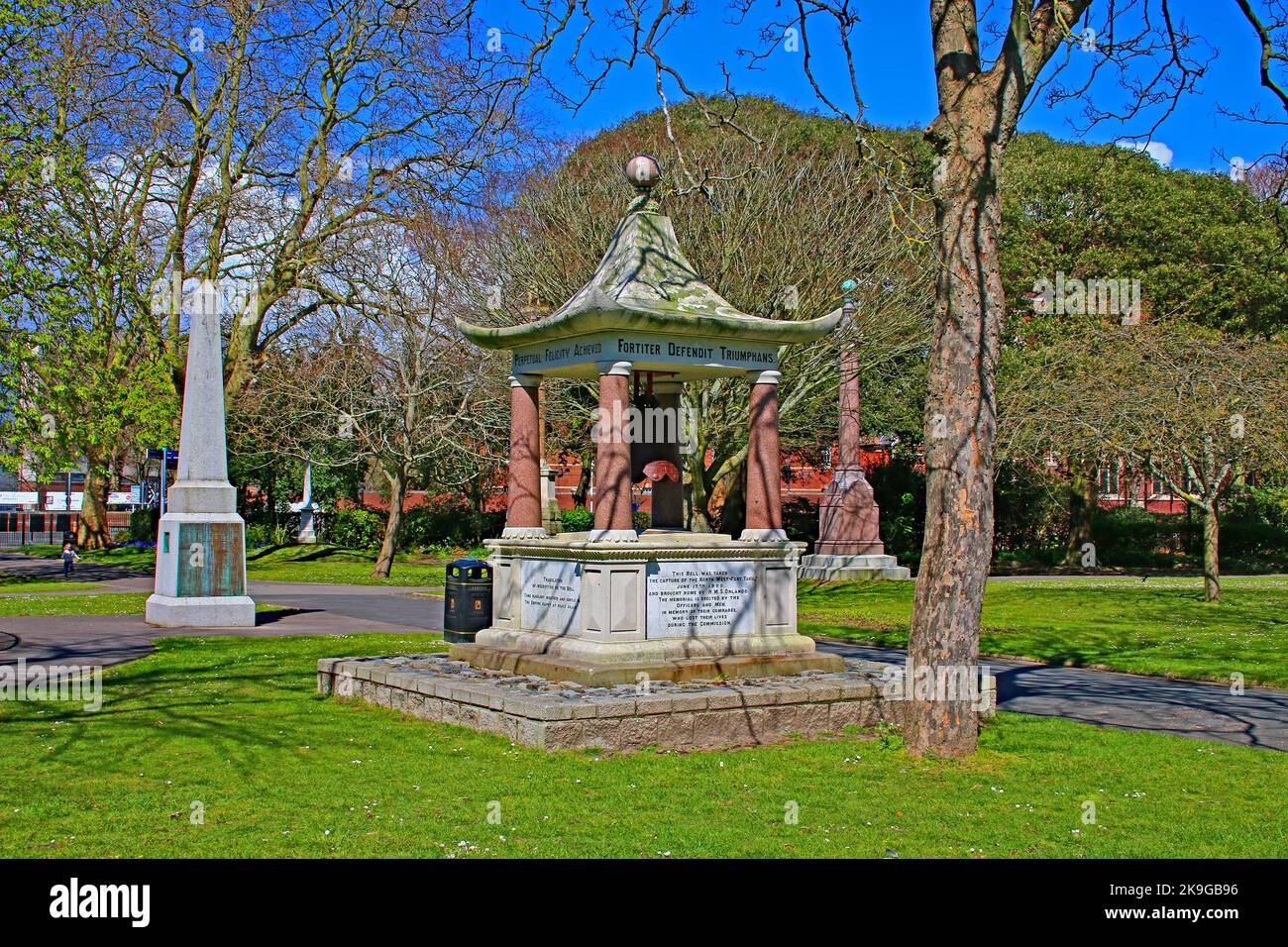 Victoria Park, Portsmouth, Hampshire, Regno Unito Foto Stock