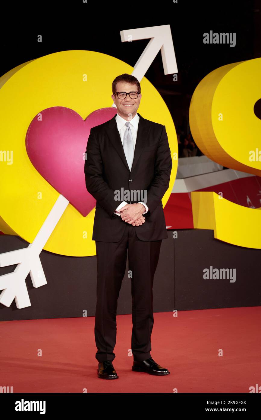 22 ottobre 2022, Roma, RM, Italia: Nicholas Stoller partecipa al tappeto rosso del film ''Bros'' al 17th° Festival di Roma all'Auditorium Parco della Musica. (Credit Image: © Gennaro Leonardi/Pacific Press via ZUMA Press Wire) Foto Stock