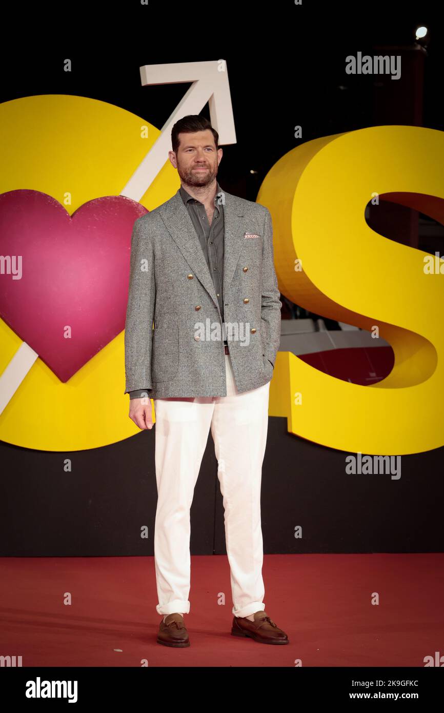 Roma, RM, Italia. 22nd Ott 2022. Eichner partecipa al tappeto rosso del film ''Bros'' al 17th° Festival di Roma all'Auditorium Parco della Musica. (Credit Image: © Gennaro Leonardi/Pacific Press via ZUMA Press Wire) Foto Stock