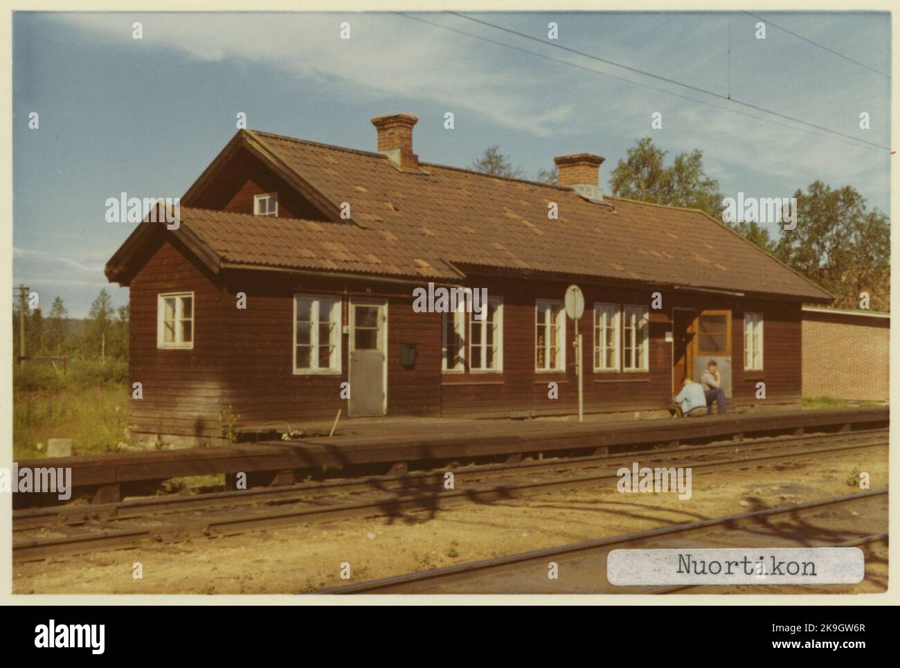 Stazione di Nuortikon. Foto Stock