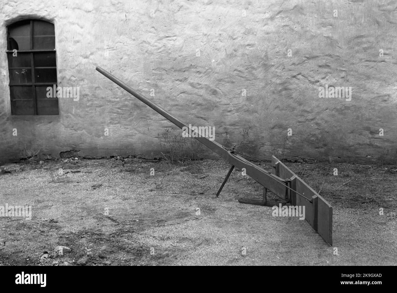 Handsnöplog; Museo ferroviario. Foto Stock