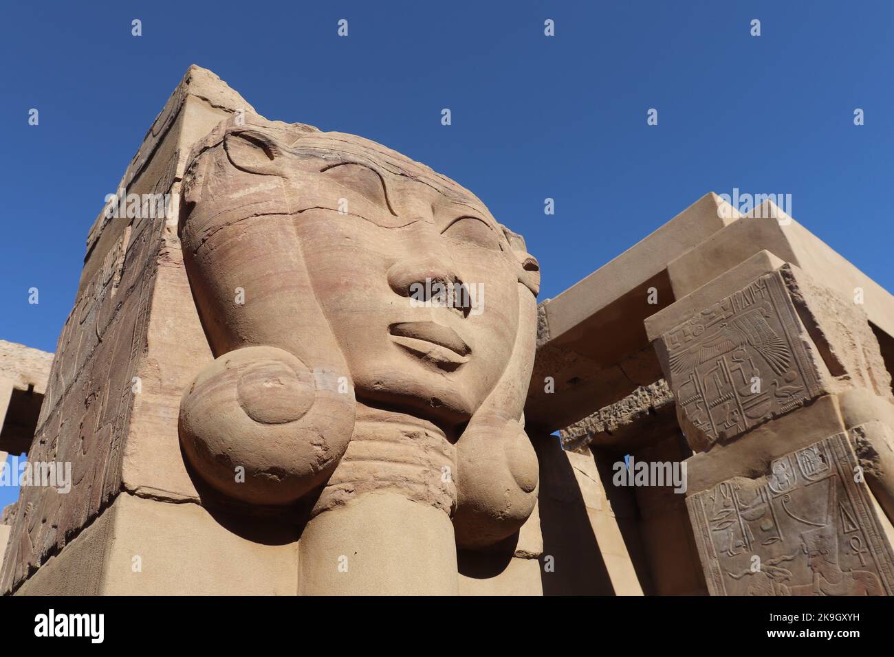 Satet sull'isola Elefantina ad Assuan, Egitto Foto Stock