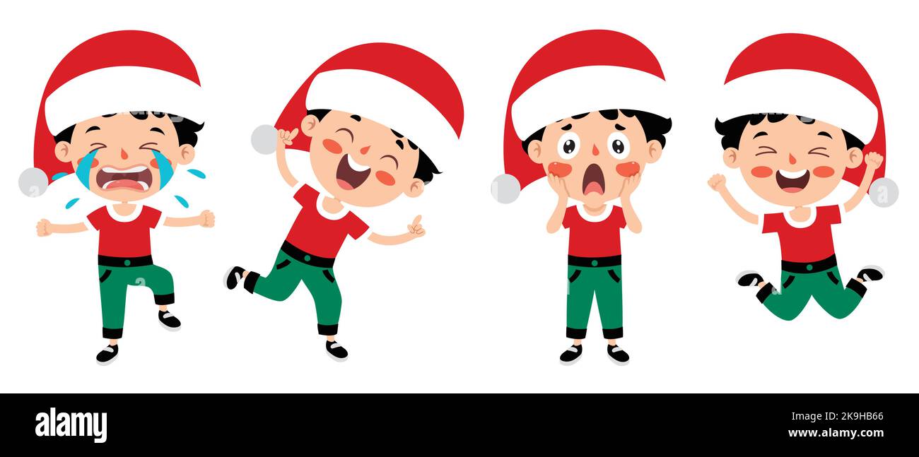 Illustrazione del saluto di Natale Illustrazione Vettoriale