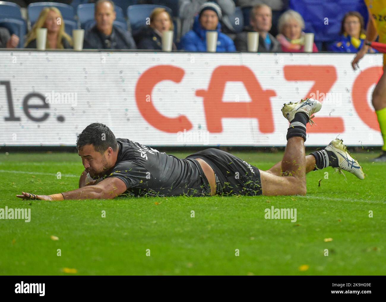 Leeds, Regno Unito. 28th Ott 2022. Rugby League World Cup 2021 gruppo Una partita tra Nuova Zelanda V Irlanda a Headingley, Leeds West Yorkshire, Regno Unito il 23 ottobre 2022 (Foto di Craig Cresswell/Alamy Live News) Credit: Craig Cresswell/Alamy Live News Foto Stock