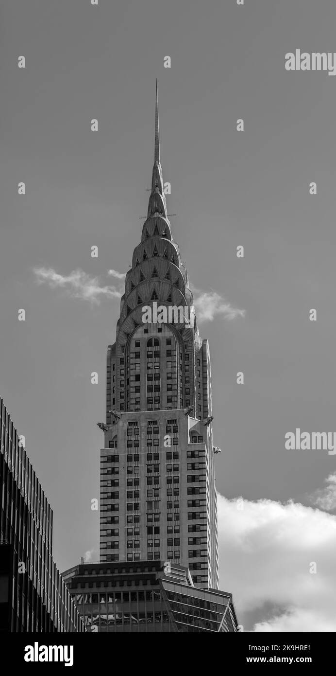 L'iconico Chrysler Building a New York City, New York, USA. Foto Stock L'iconico Chrysler Building a New York City, New York, USA. Foto Stock