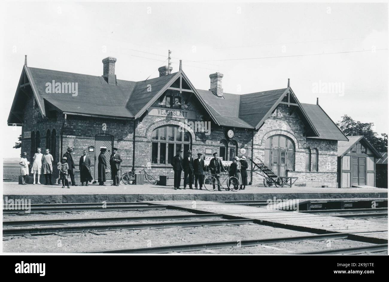 Stazione di Vejbyslätt Foto Stock
