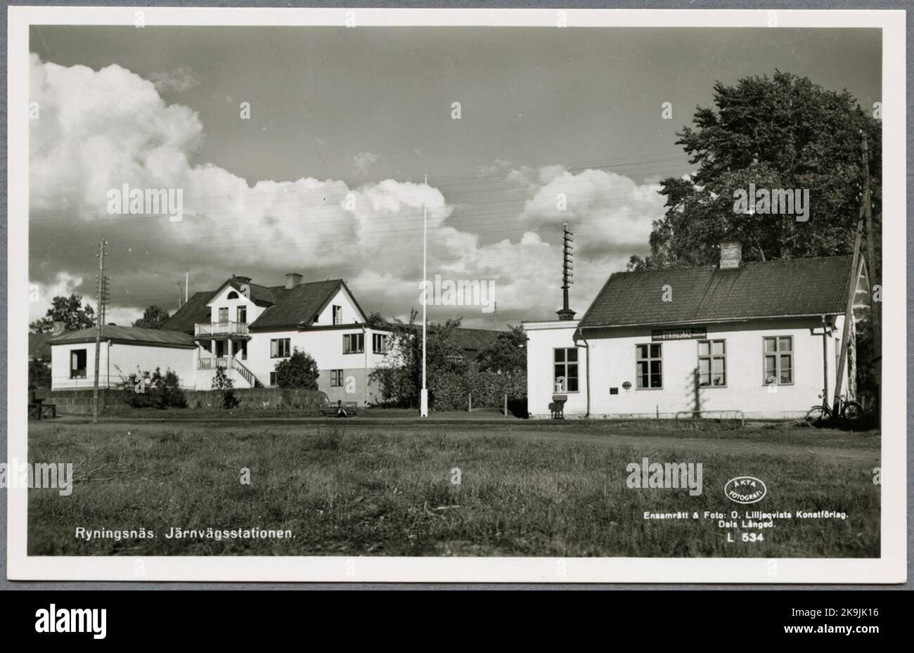 Stazione di Ryningsnäs. Foto Stock