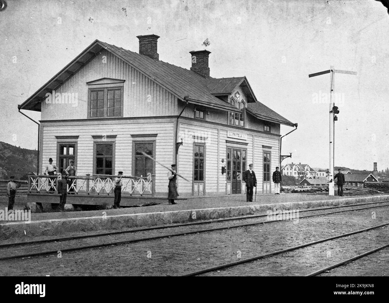 Stazione di Fritsla. Foto Stock