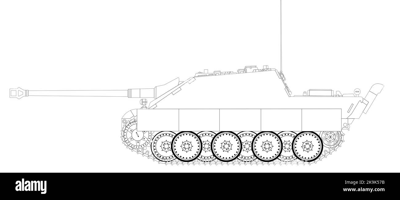 Jagdpanther Foto Stock