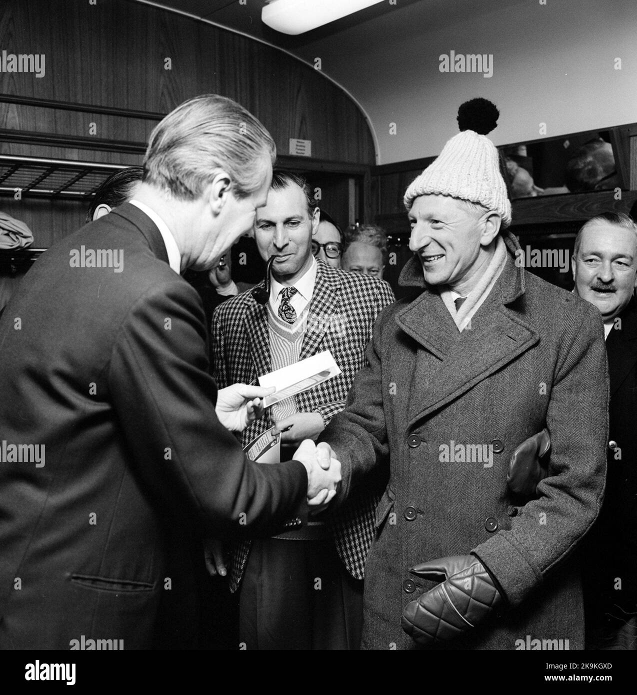 Viaggio dei giornalisti inglesi a Kiruna Foto Stock