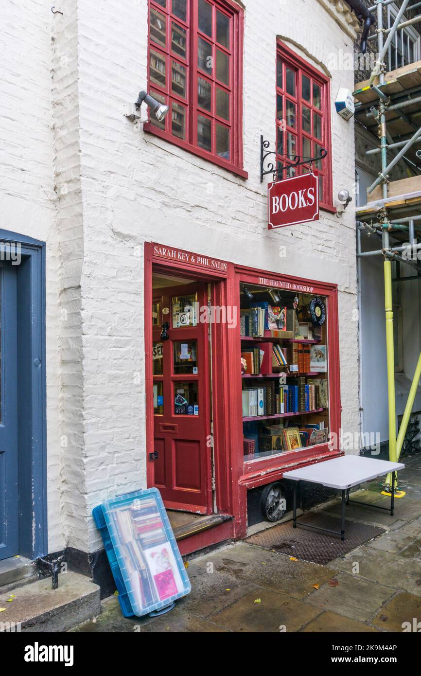 The Haunted Bookshop, Cambridge. Foto Stock