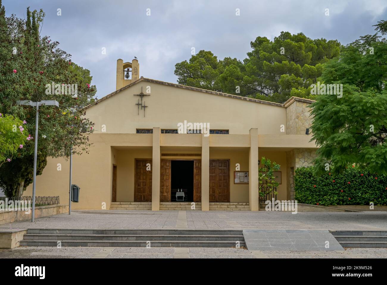 Kirche Parroquia del Sant Crist, Paguera, Mallorca, Spanien Foto Stock