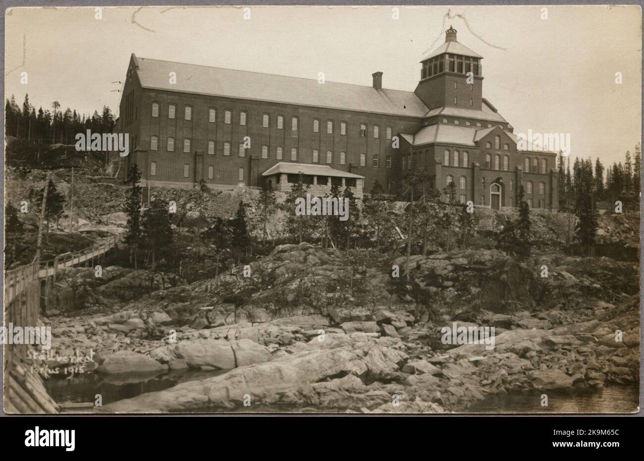 Il quadro di comando a Porjus. Foto Stock