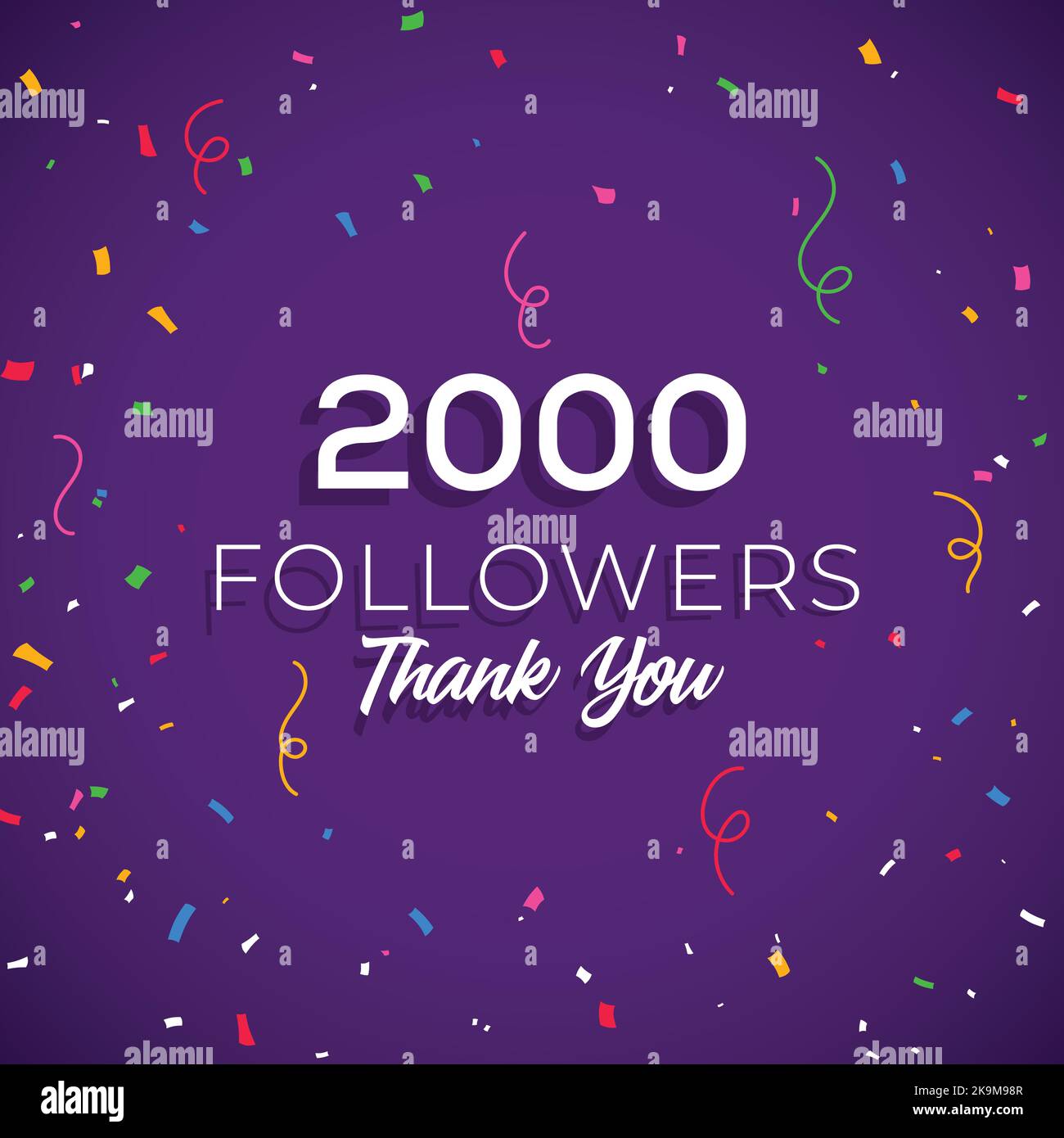 1 milioni di follower. Illustrazione vettoriale dei follower dei social media. Carattere modificabile per le pagine aziendali e gli influencer sui media. Illustrazione Vettoriale