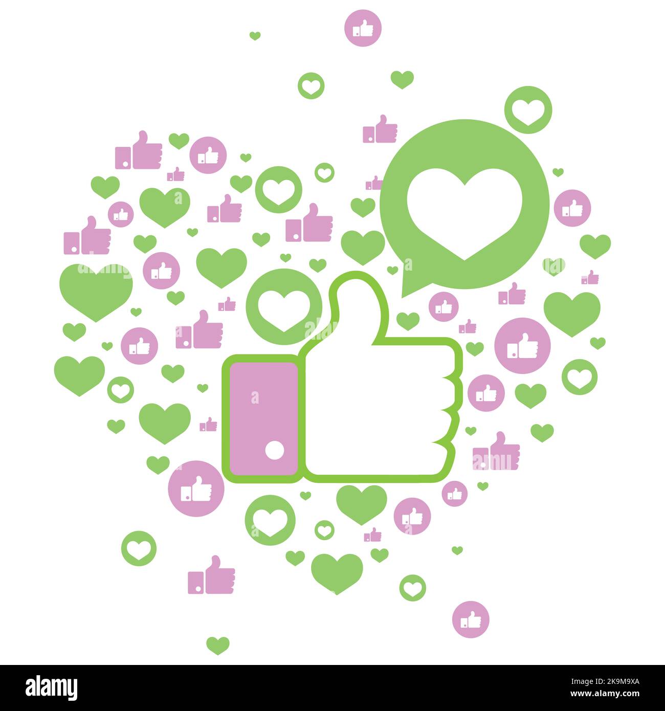 1 milioni di follower. Illustrazione vettoriale dei follower dei social media. Carattere modificabile per le pagine aziendali e gli influencer sui media. Illustrazione Vettoriale