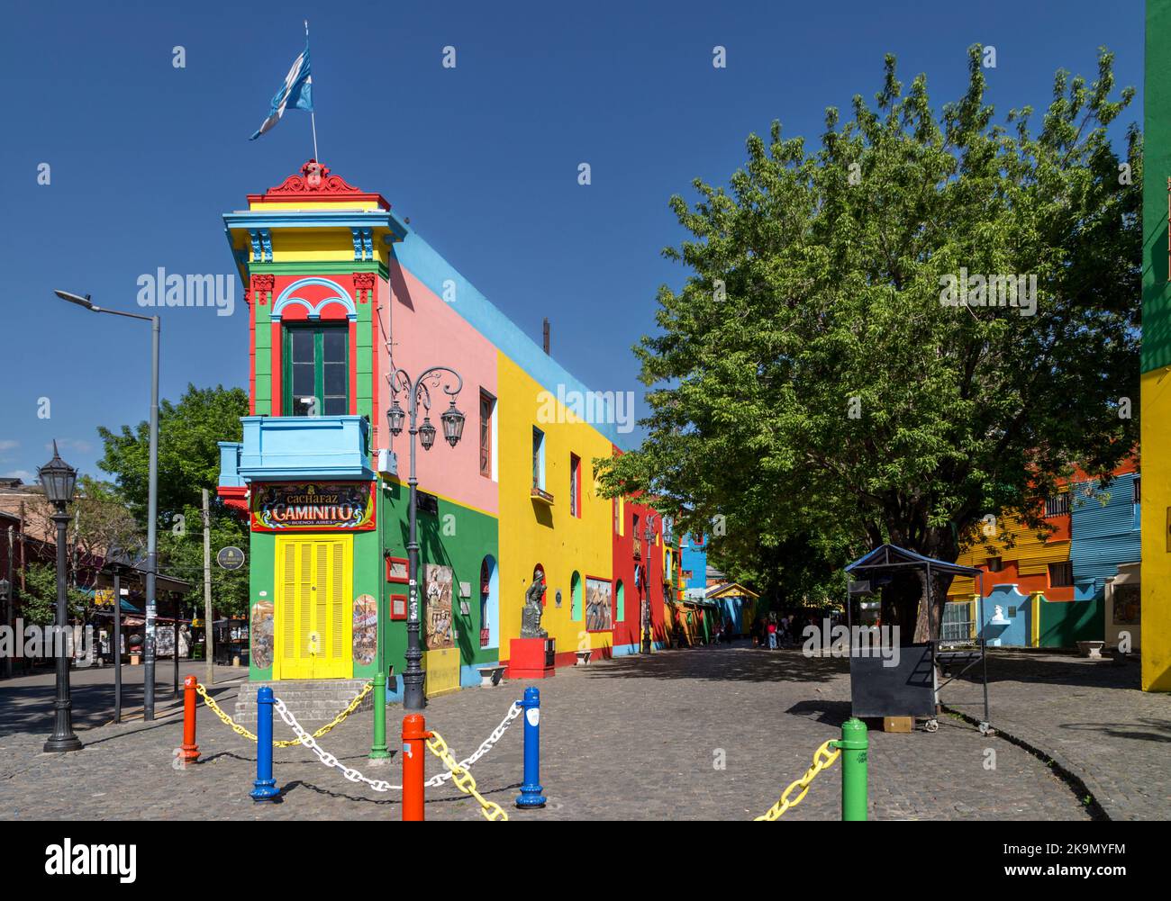 Caminito, La Boca, Buenos Aires Foto Stock