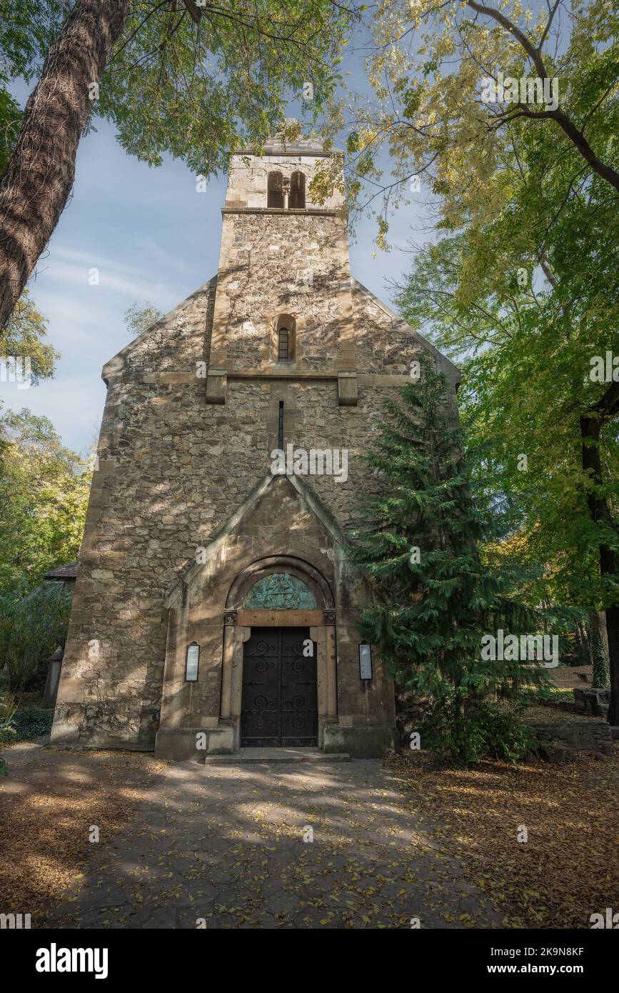 Cappella di San Michele all'Isola Margherita - Budapest, Ungheria Foto Stock