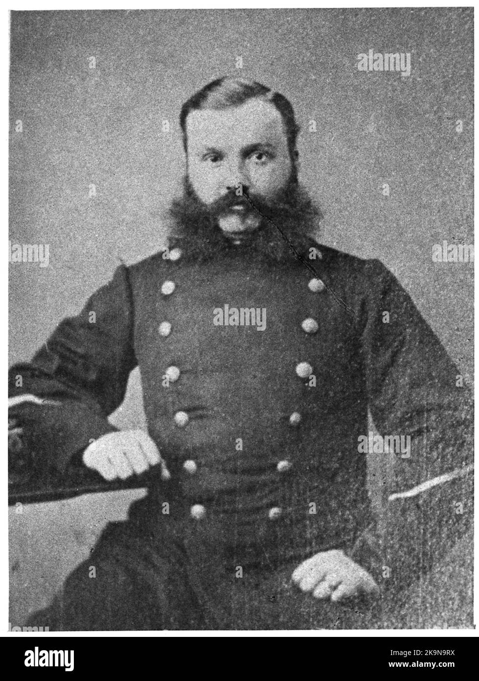 Ispettore della stazione Sven Mauritz Nylander, stazione di Stenstorp 1862-63. Foto Stock