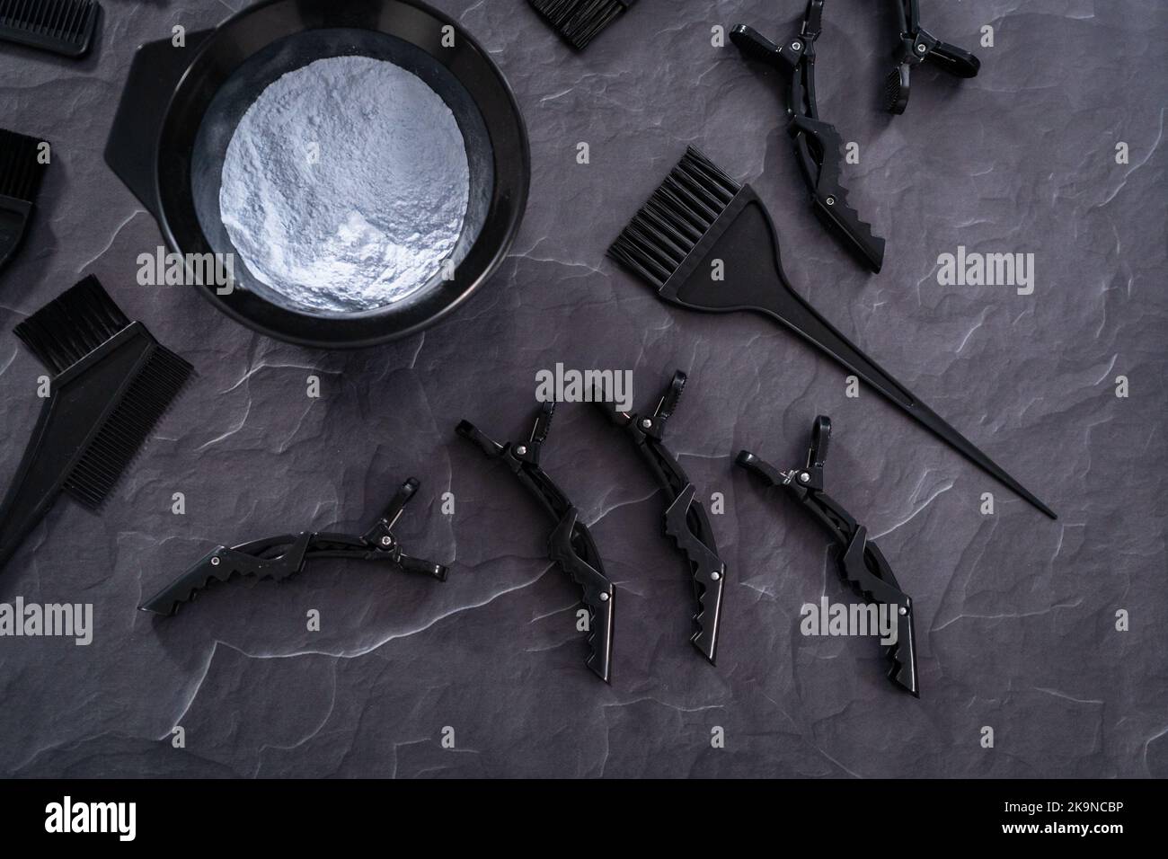 Set colore tintura capelli Foto Stock