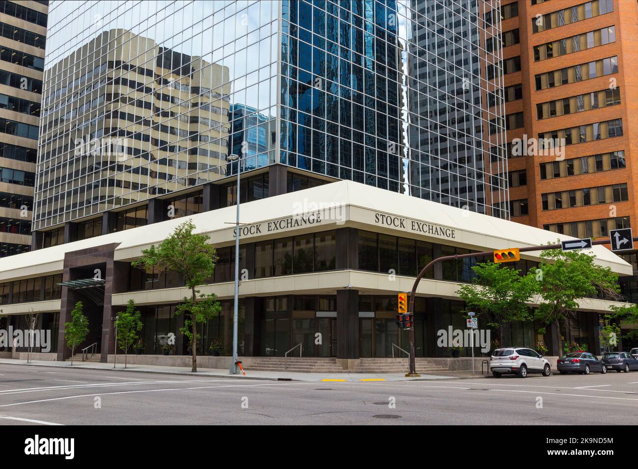 Borsa valori, Calgary, Canada Foto Stock