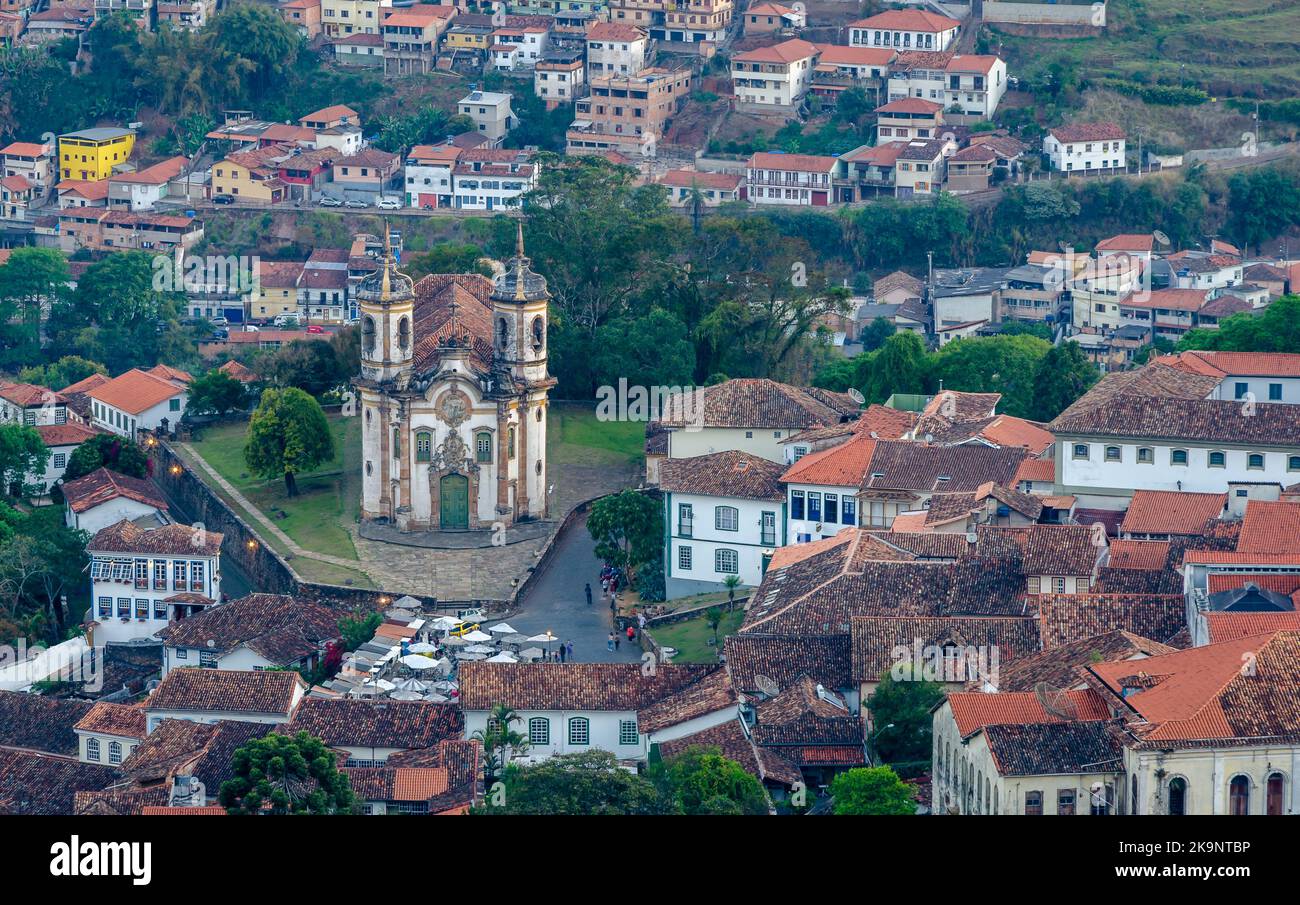 Chiesa di São Francisco de Assis, Ouro Preto Foto Stock