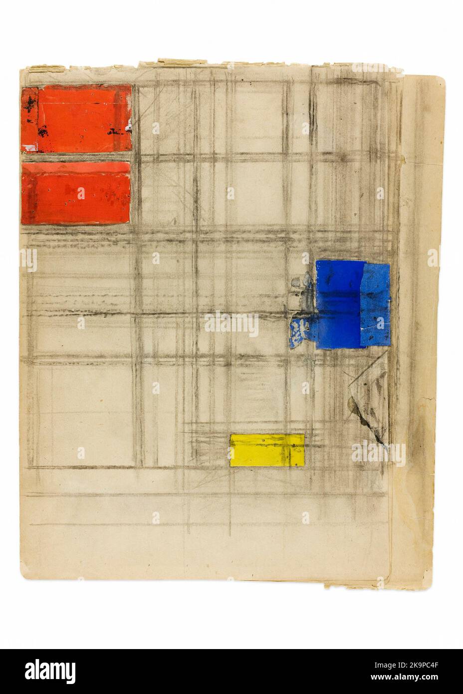 Studio per una composizione. Piet Mondrian. 1940–41. Foto Stock