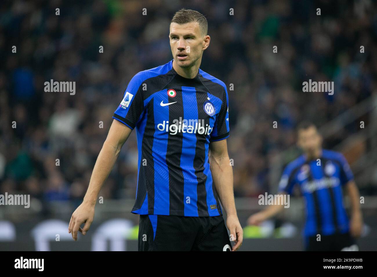 Milano, Italia - ottobre 29 2022 - Inter - Sampdoria serie A - dzeko edin f.c. internazionale Credit: Christian Santi/Alamy Live News Foto Stock