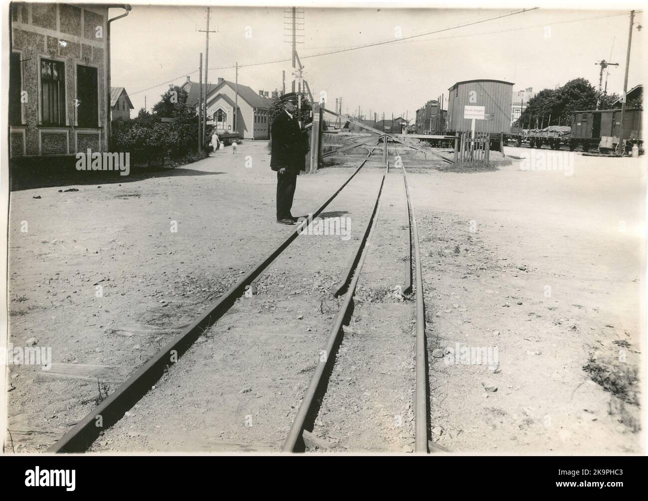 Stazione Falkenberg Foto Stock