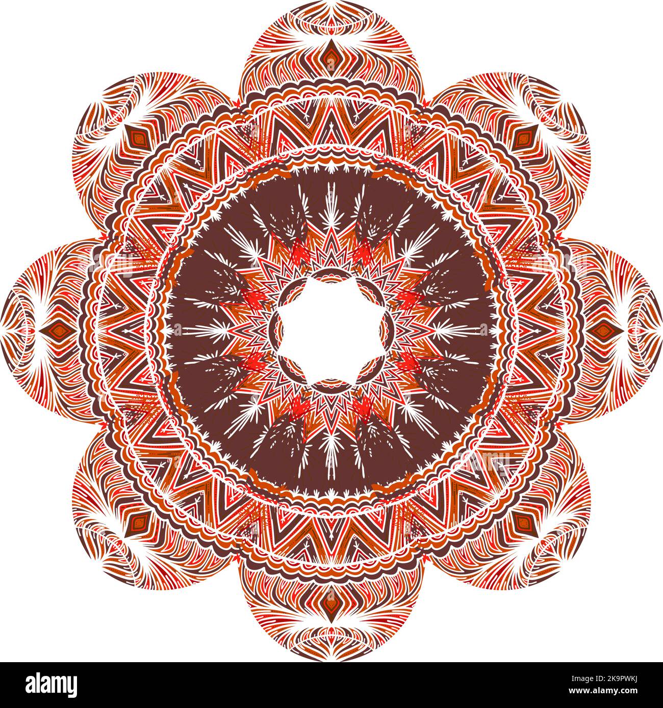 Forma floreale di colorate uova di pasqua stilizzate. Illustrazione Vettoriale Forma floreale di colorate uova di pasqua stilizzate. Illustrazione Vettoriale