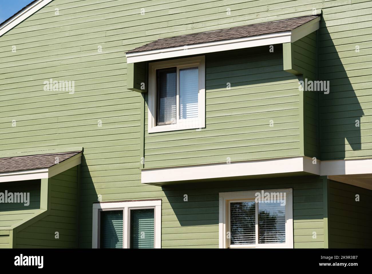 Lussuosa vista sull'oceano di appartamenti di lusso all'alba, Wild Dunes Resort, Isle of Palms, South Carolina. Foto Stock