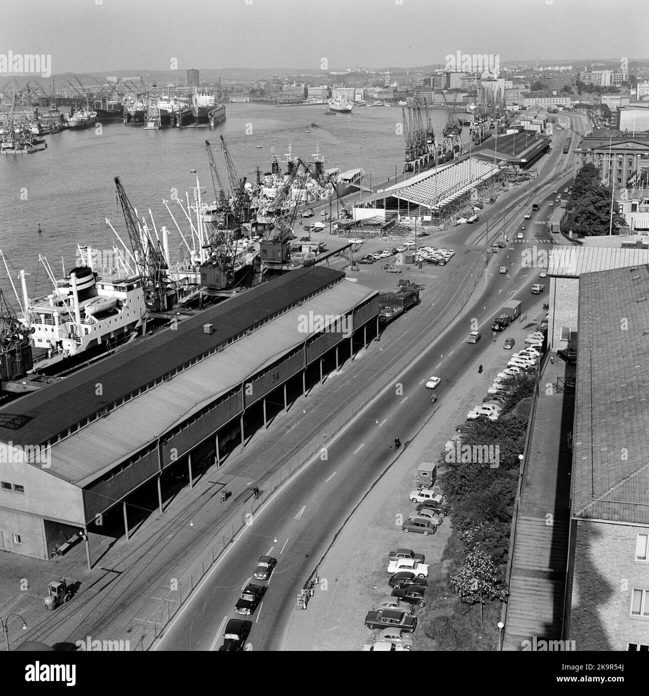 Porto di Goteborg Foto Stock