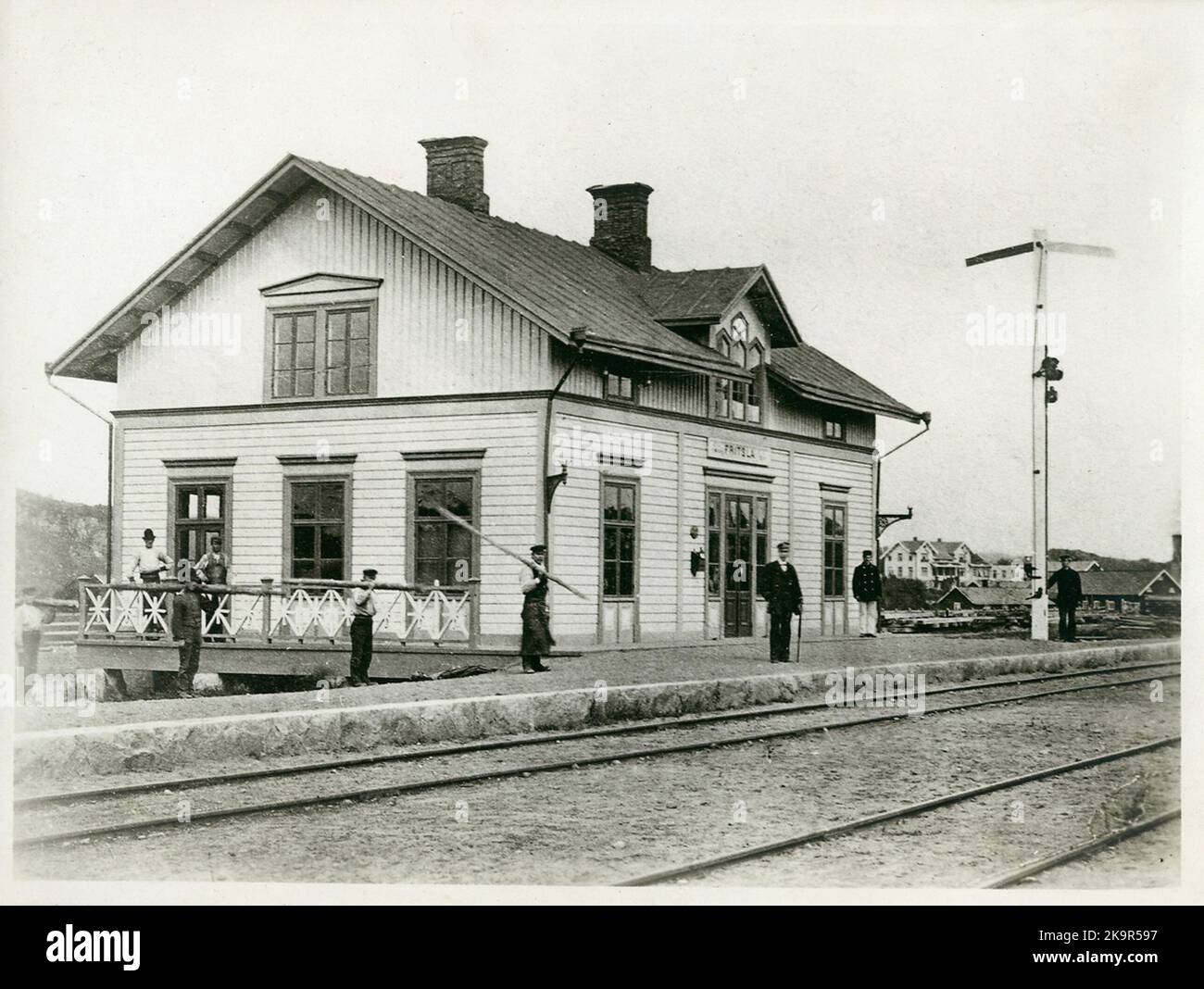 Stazione di Fritsla. Foto Stock
