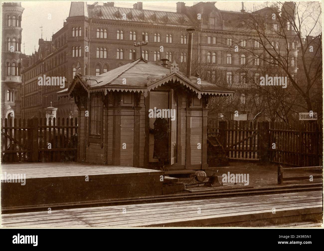 Master V.A.F. Ahlberg a Stoccolma centrale. Foto Stock