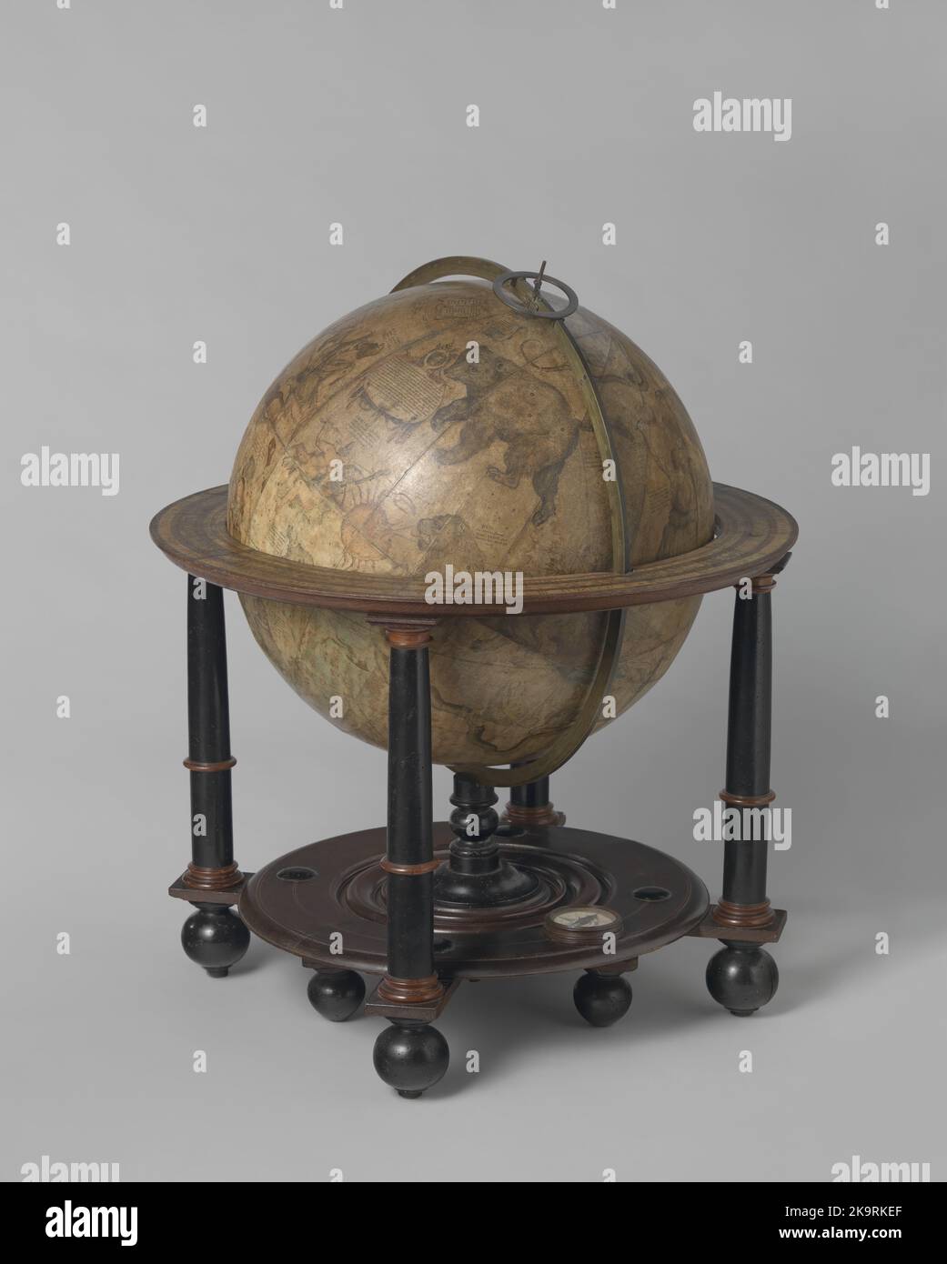 Celestial Globe creato dal cartografo olandese Willem Janszoon Blaeu, 1645-1648 Foto Stock