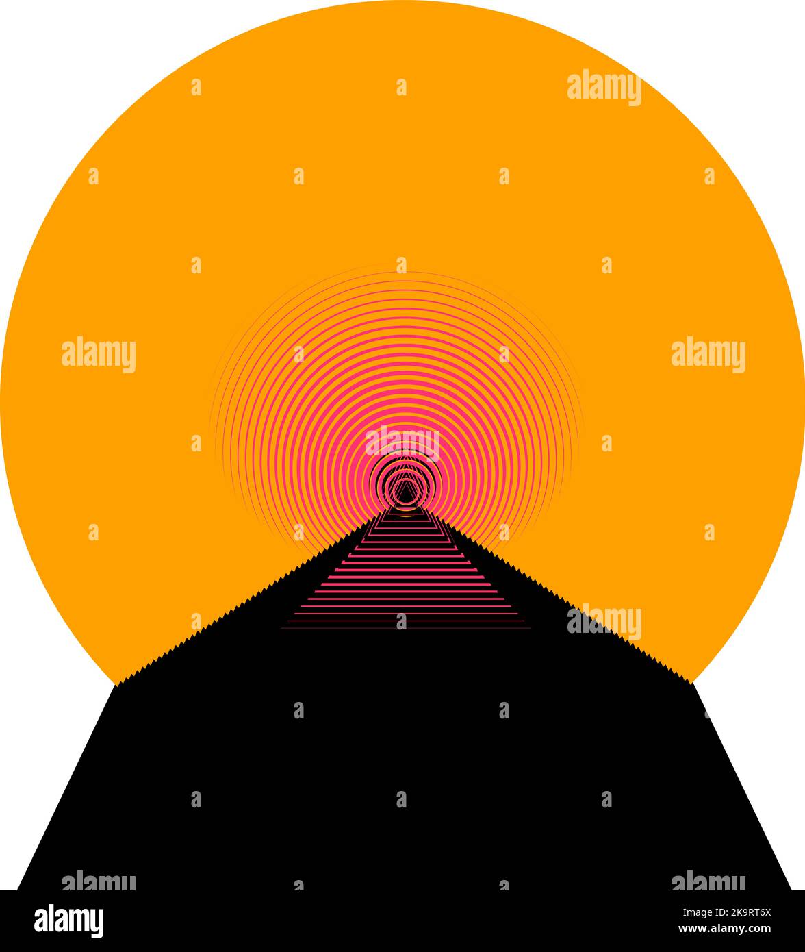Astratto elemento colorato del design. Illustrazione Vettoriale
